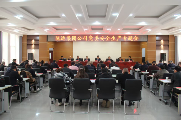 隴運集團公司黨委召開2025年經(jīng)濟運行專題會議和安全生產(chǎn)專題會議